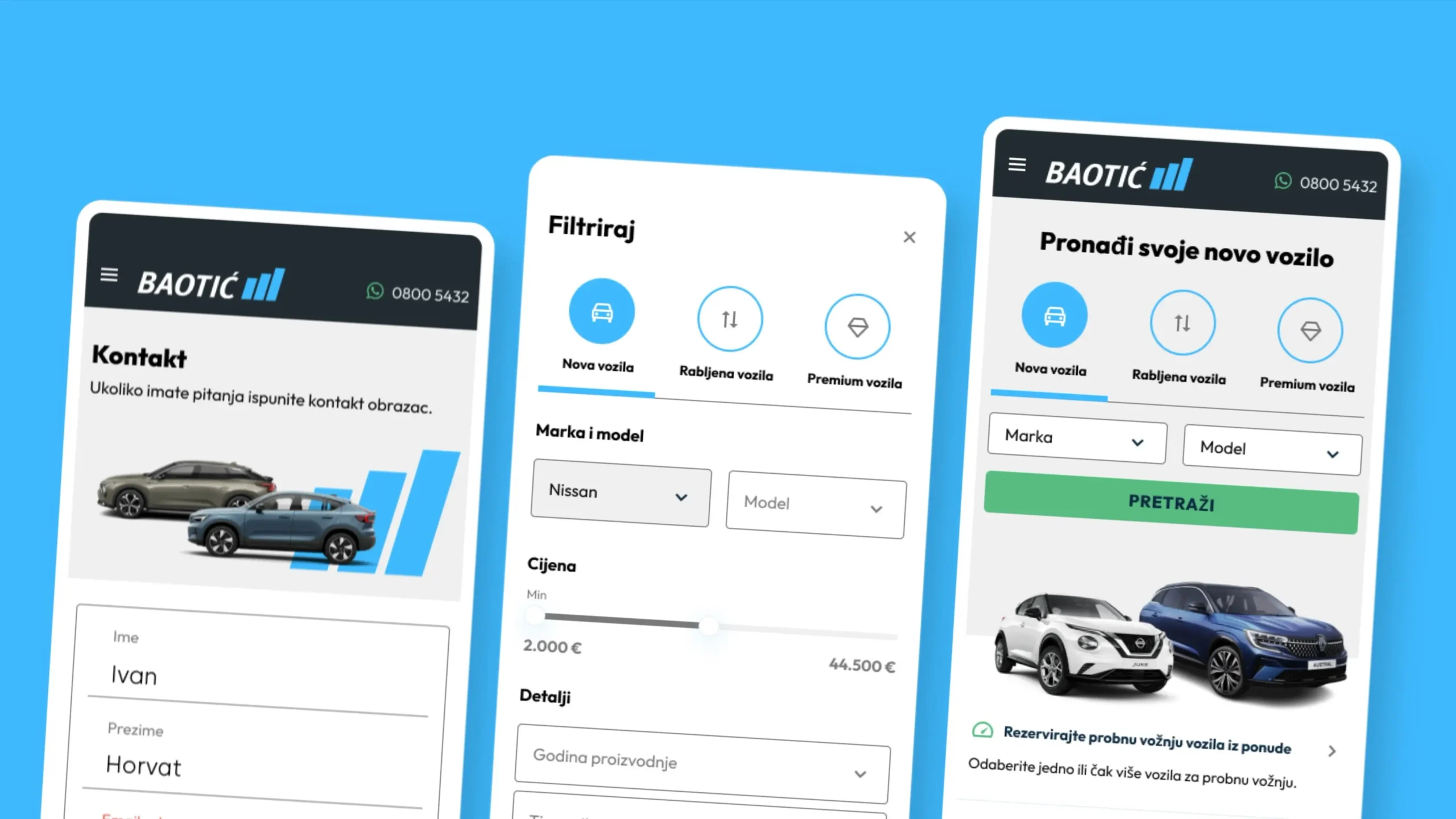 ponuda.baotic.hr - web aplikacija